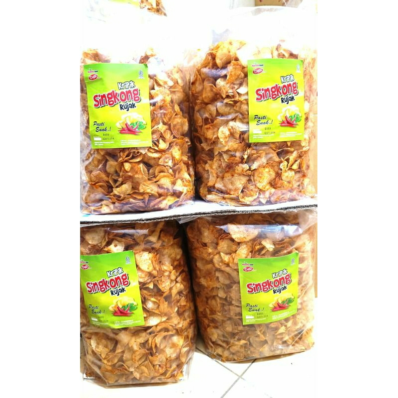 

Keripik Singkong Doyan Varian Rujak 250gr/500gr/1KG