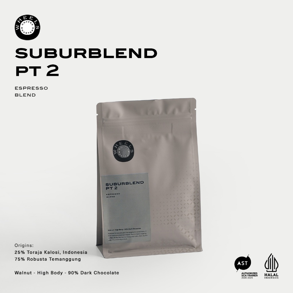 

Suburblend pt.2 Espresso Blend 25 Arabica 75 Robusta Wheels Coffee