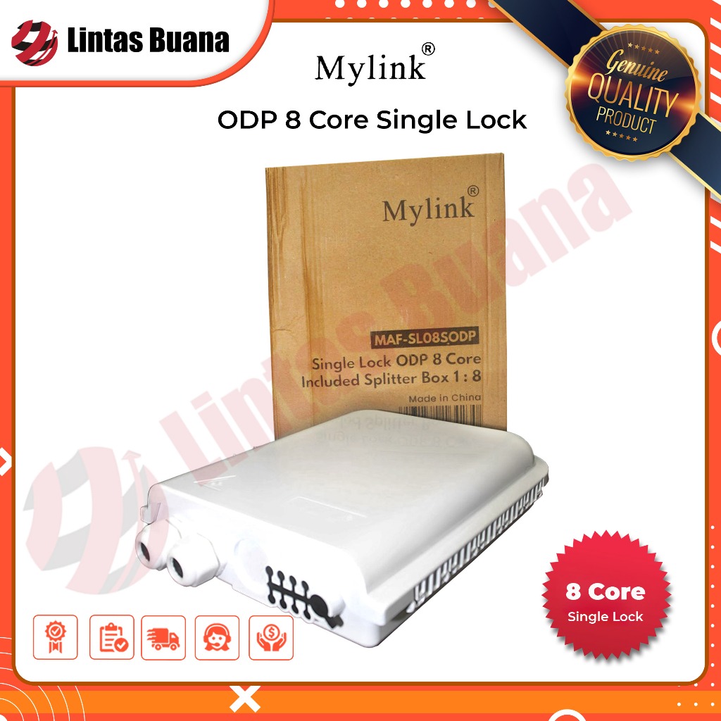 Mylink ODP 8 Core include box pasif splitter 1:8