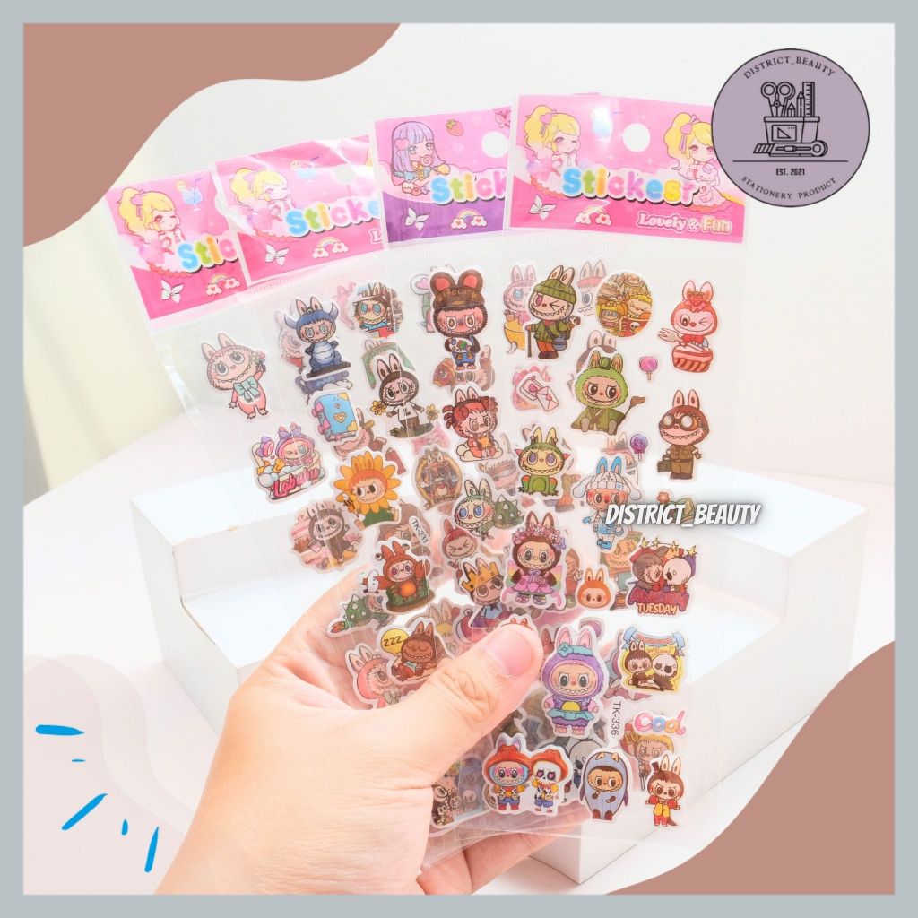 

STIKER LABUBU TIMBUL STICKER KARAKTER LABUBU STIKER ANAK MOTIF LABUBU TERMURAH