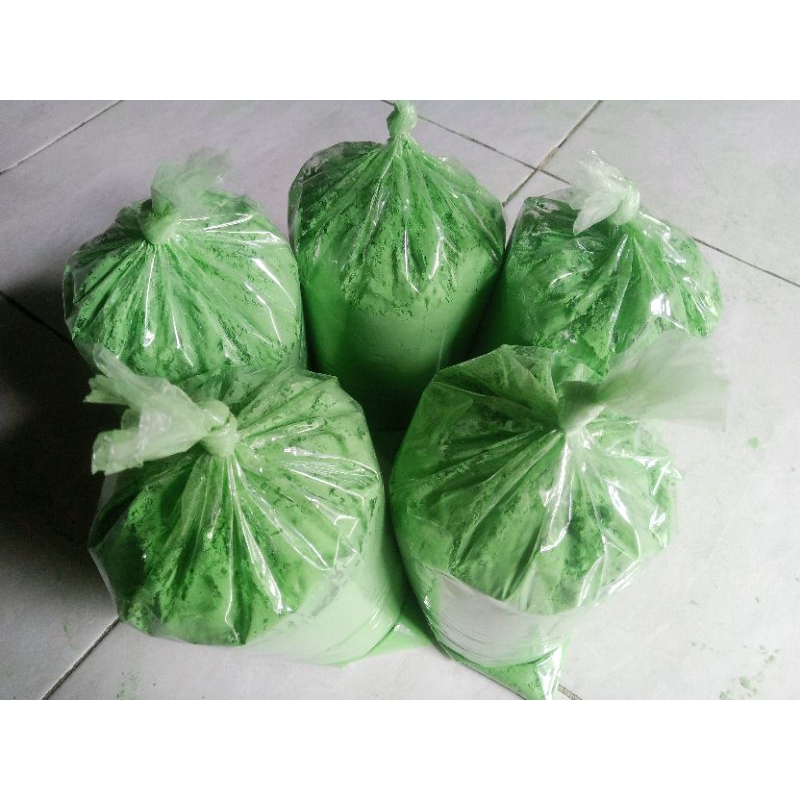 COLOR RUN/HOLI POWDER/TEPUNG WARNA 250 GRAM-HIJAU
