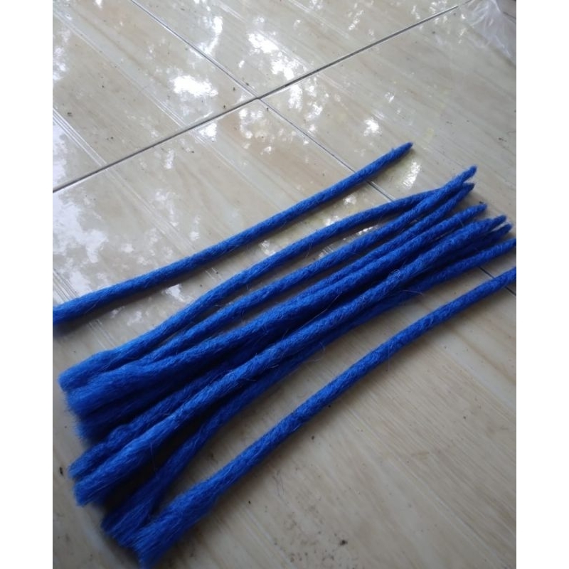 Rambut Gimbal afrika sintetis/Rastafara halus ukuran 25cm,30cm,35cm harga per lusin isi 12 batang