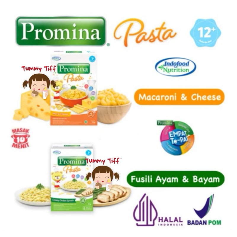 Promina PASTA KEJU Mac n Cheese mpasi / ladang lima pasta keju bayi / promina puff Penambah Nafsu Ma