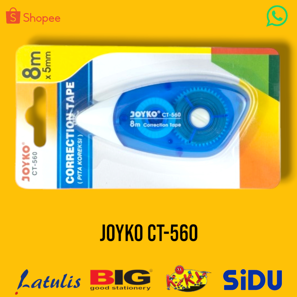 

Correction Tape Pita Koreksi Joyko CT-560