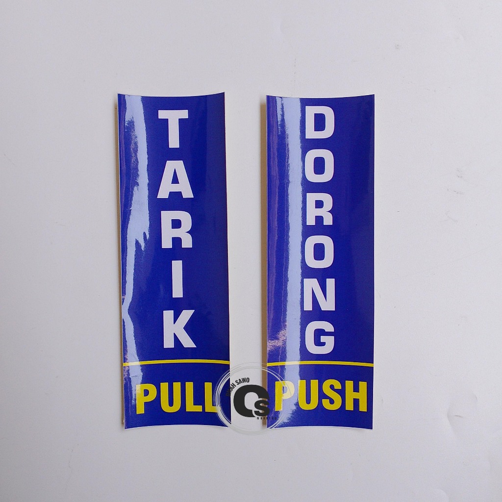

Stiker Pintu - Tarik Dorong - Pull Push