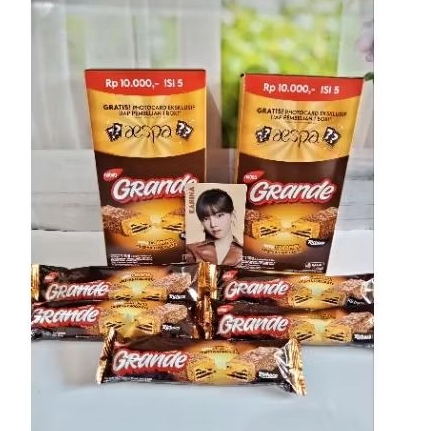 

(1 BOX = 5 PCS) NABATI GRANDE + HADIAH 1 KARTU AESPA