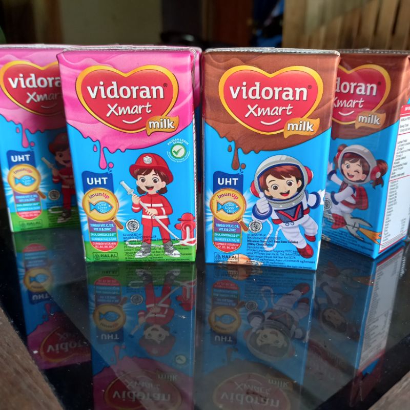 

[PAKET 3] SUSU VIDORAN XMART / SUSU KOTAK VIDORAN XMART / SUSU UHT VIDORAN XMART KEMASAN 110ML