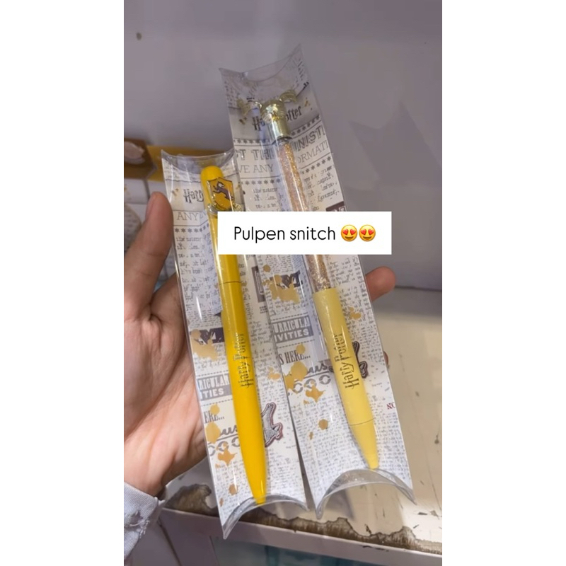 

PULPEN GOLDEN SNITCH HARRY POTTER X MINISO