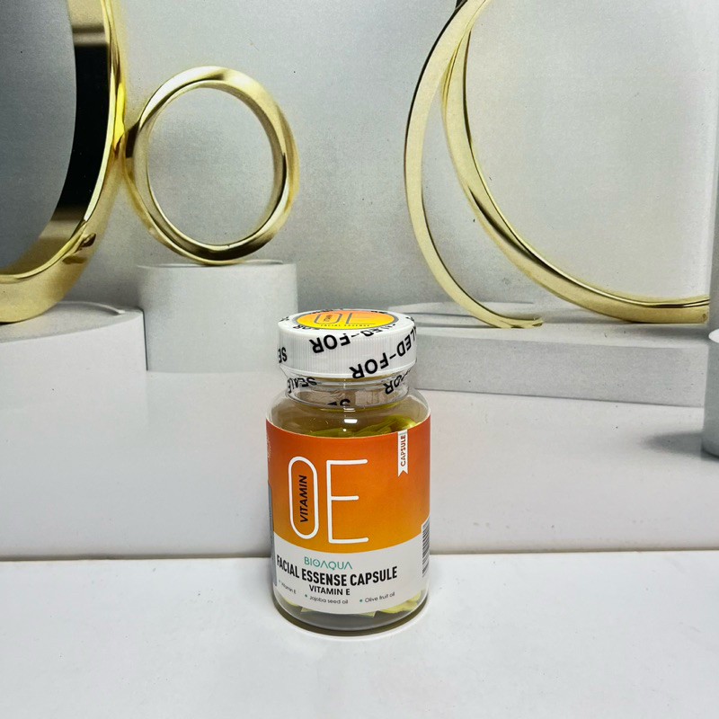 【BPOM】BIOAQUA serum wajah Vitamin Facial Essense anti aging moisturizing serum isi 60 kapsul / VITAM