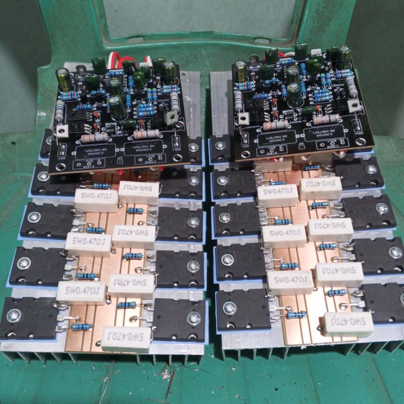 beli 1 dapat 2 pasang kit power amplifier 5 set transistor TOSHIBA ori japan driver socl 506