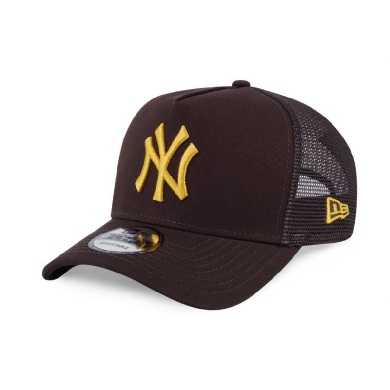 Topi New Era Cap New York Yankees Color Era Chocolate Type A Frame Trucker 9Forty Adjustable Origina