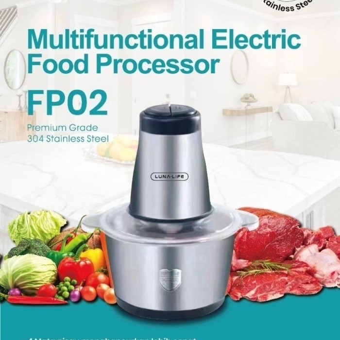 PENGGILING DAGING STAINLESS COOPER LUNA LIFE 2L COOPER BUMBU FP02