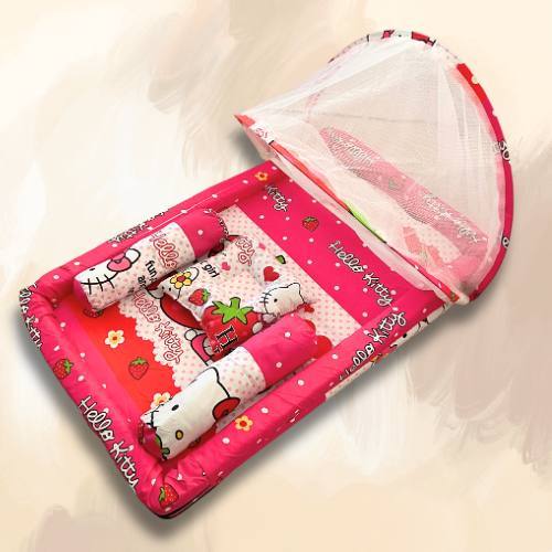 TERLARIS  kasur matras kelambu / kasur bayi / matras kelambu set bantal guling / matras kelambu
