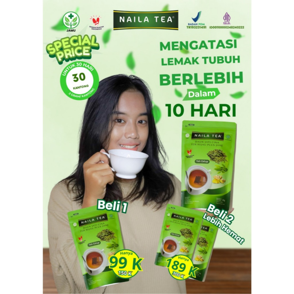 

Paketan Teh Hijau Diet - Naila Tea