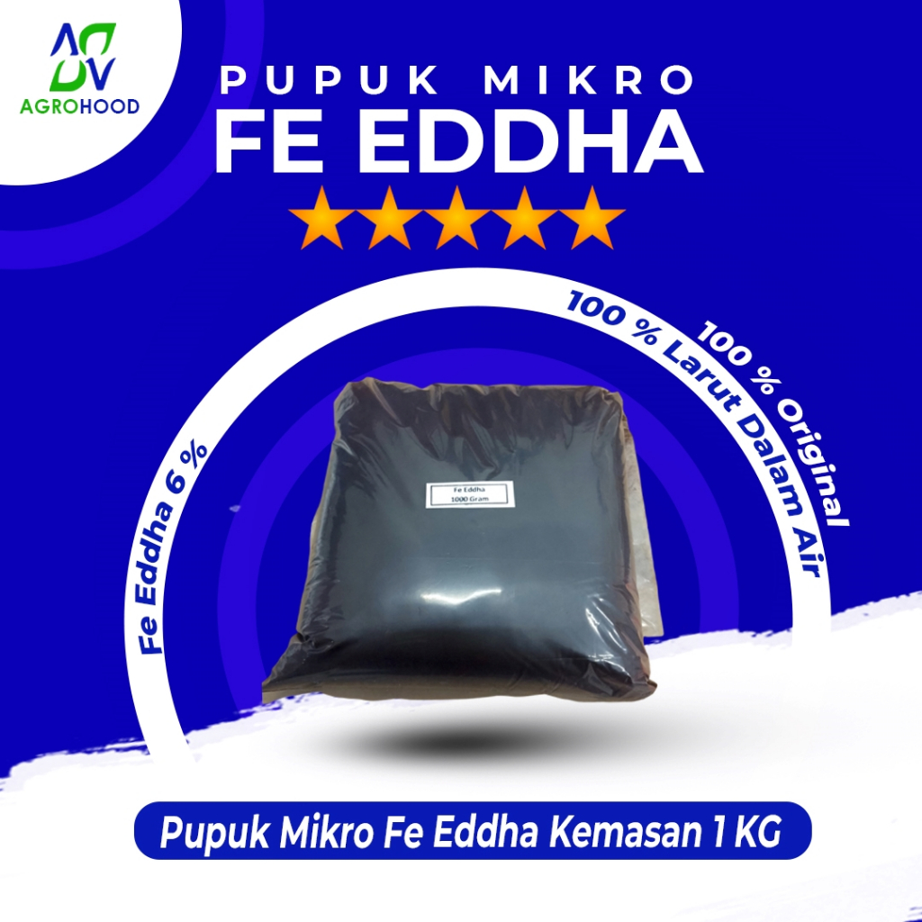 Pupuk Mikro Fe Eddha 6% Kemasan 1 Kg