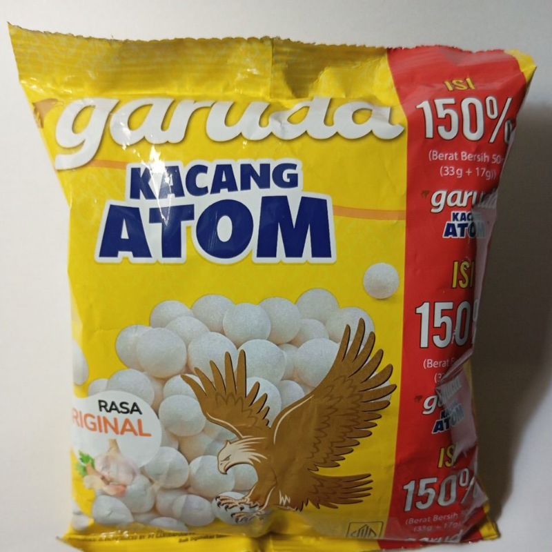 

Kacang Atom Garuda Rasa Original 50gr