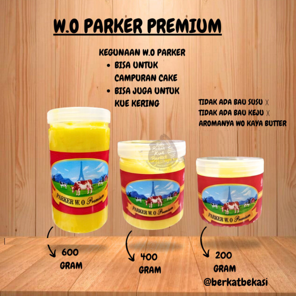 

PARKER W.O PREMIUM / BUTTER WO 600GRAM