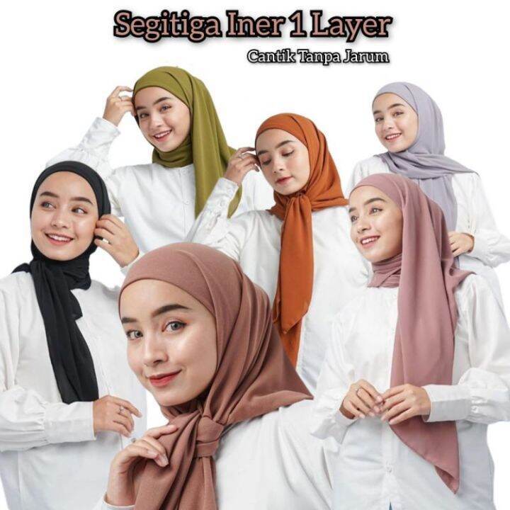 KEPRI- Hijab Segitiga Inner / Hijab Segitiga Instan / Segitiga Inner Premium / Bella Inner