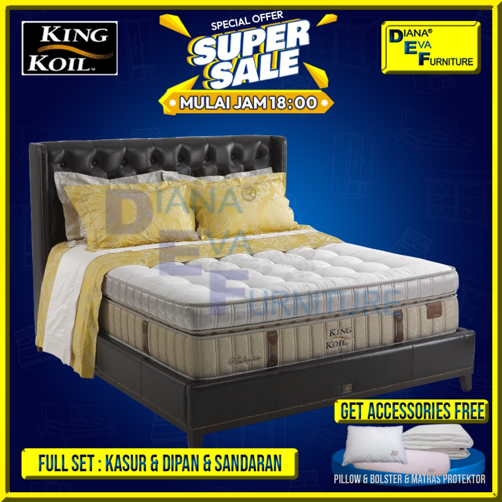 King Koil Masterpiece Full Set Kasur Springbed