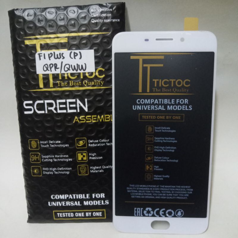 Lcd Oppo F1 Plus Putih / Tictoc