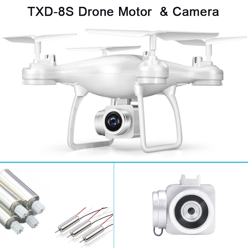 (4Pcs) Motor drone TXD 8s dan gear 716 Coreless Motor and TXD 8S Drone Camera Accessories （(4 buah) 