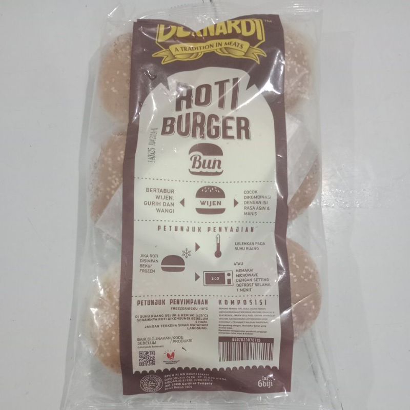 

Roti burger bernardi isi 6