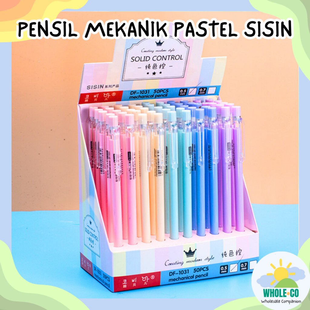 

Pensil Mekanik Pastel Sisin Premium + Penghapus Cetek Aesthetic Korea Lucu Unik Imut Termurah Grosir Cod