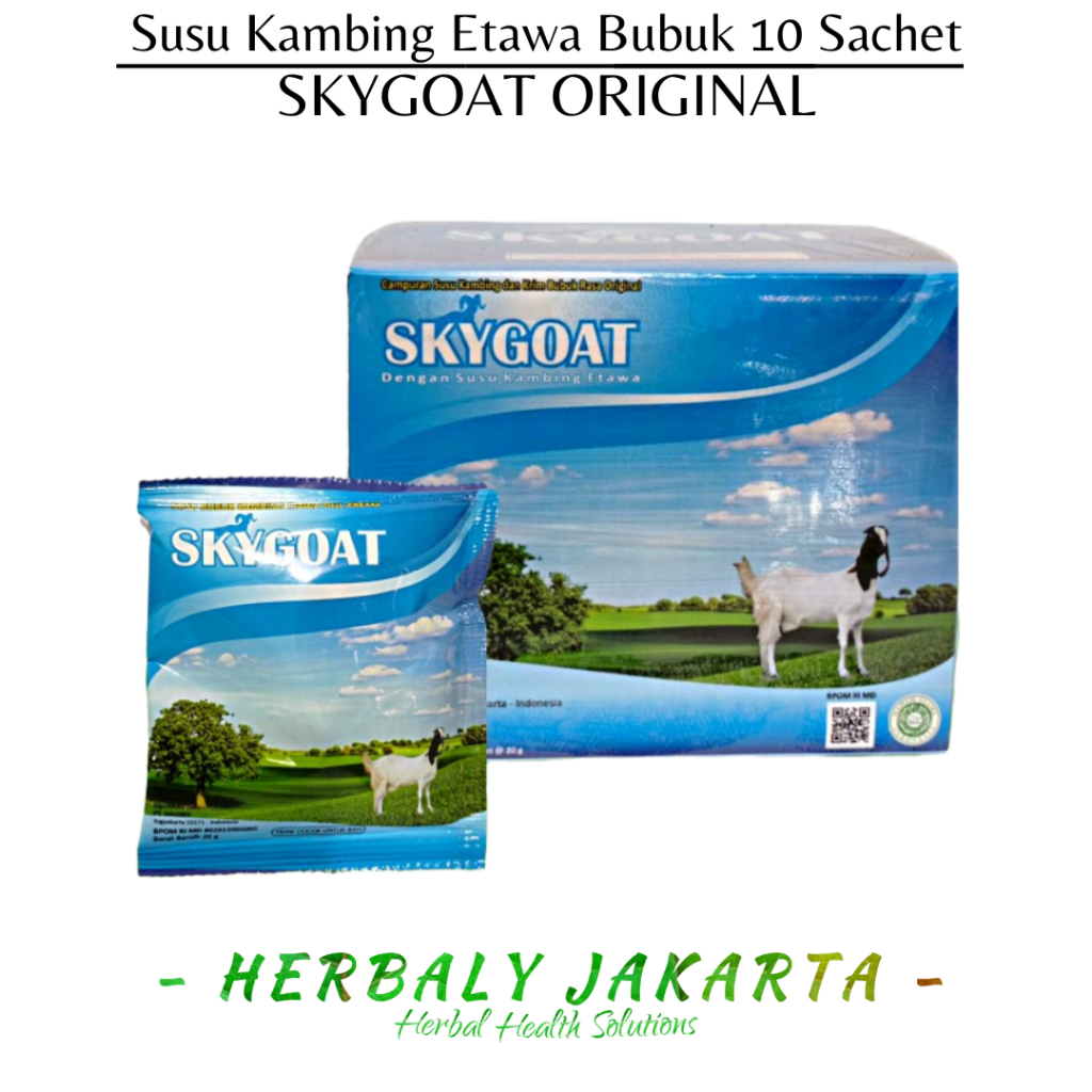 

Susu Skygoat Rasa Original Susu Etawa Bubuk Putih