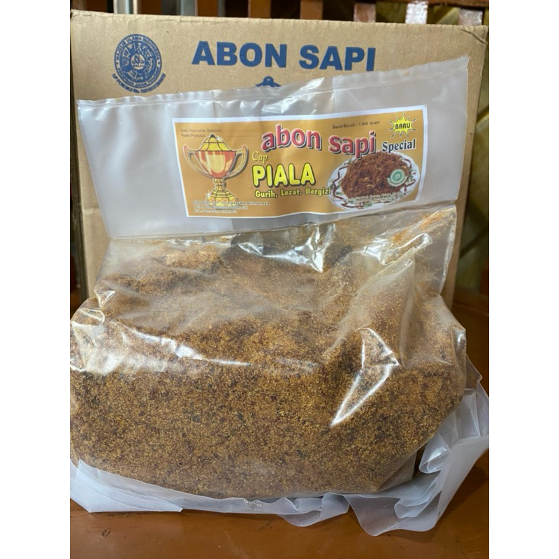 

ABON PIALA KEMASAN 1Kg | ABON SAPI CAP PIALA 1Kg