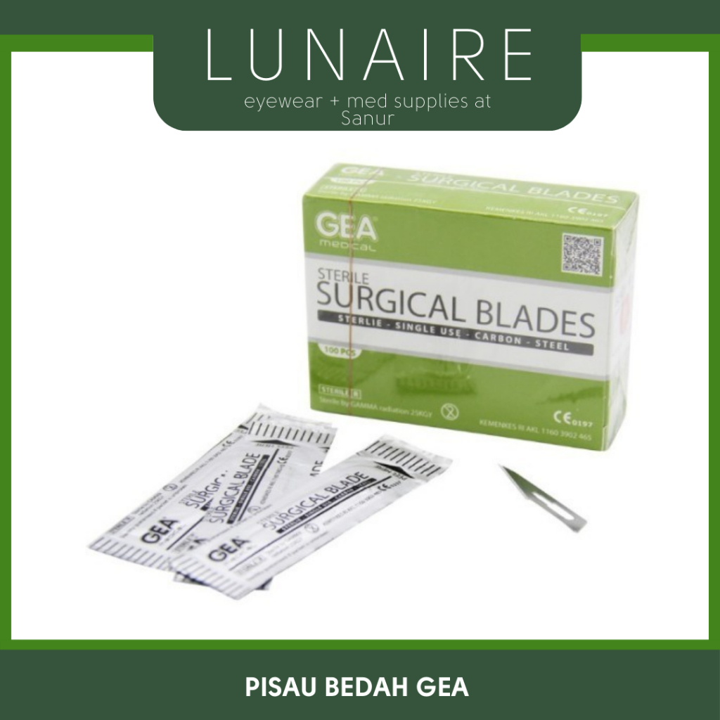 GEA - Pisau Bedah Bisturi Blade / Surgical Blade / Mata Pisau Bedah Box