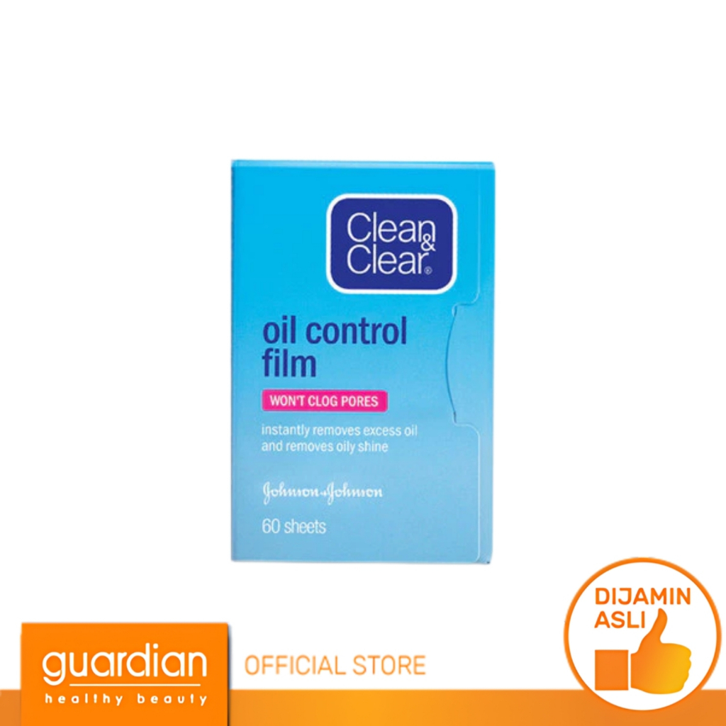 Clean & Clear Oil Control Film Face Paper Kertas Minyak Wajah 60S
