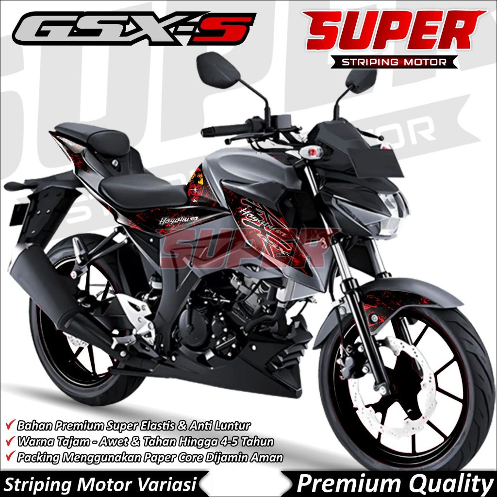 Stiker GSX S150 Anti Luntur keren Striping GSX Striping Suzuki GSX S150 Hayabusa