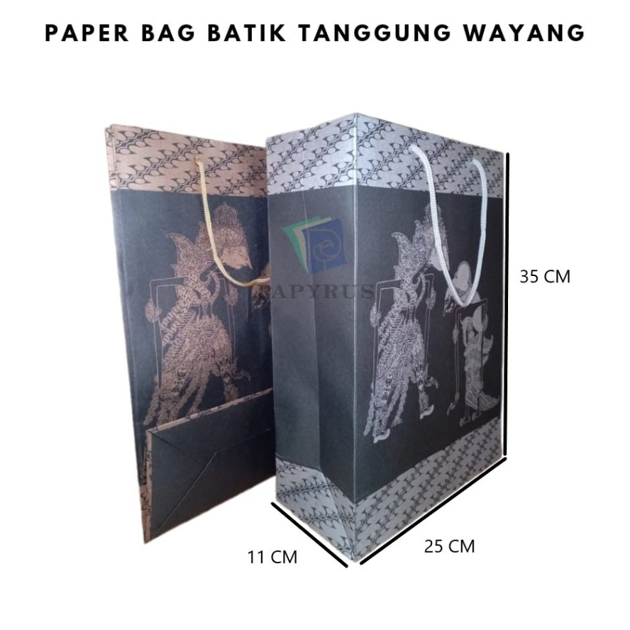 

PAPER BAG MOTIF / HAMPERS BAG / GOODIE BAG / SOUVENIR BAG / TAS KADO MOTIF / GIFT BAG / PAPER BAG BATIK TANGGUNG WAYANG