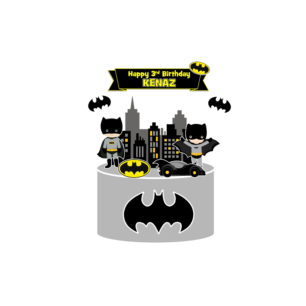 CAKE TOPPER BATMAN