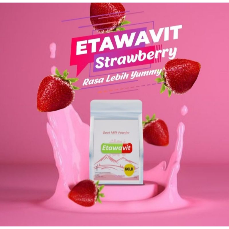 

Etawavit Gold Strawberry 1000 gr - Atasi nyeri sendi dan tulang