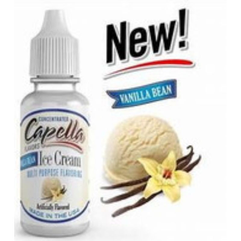 

capella vanilla Bean ice cream essence perasa murni 15ml