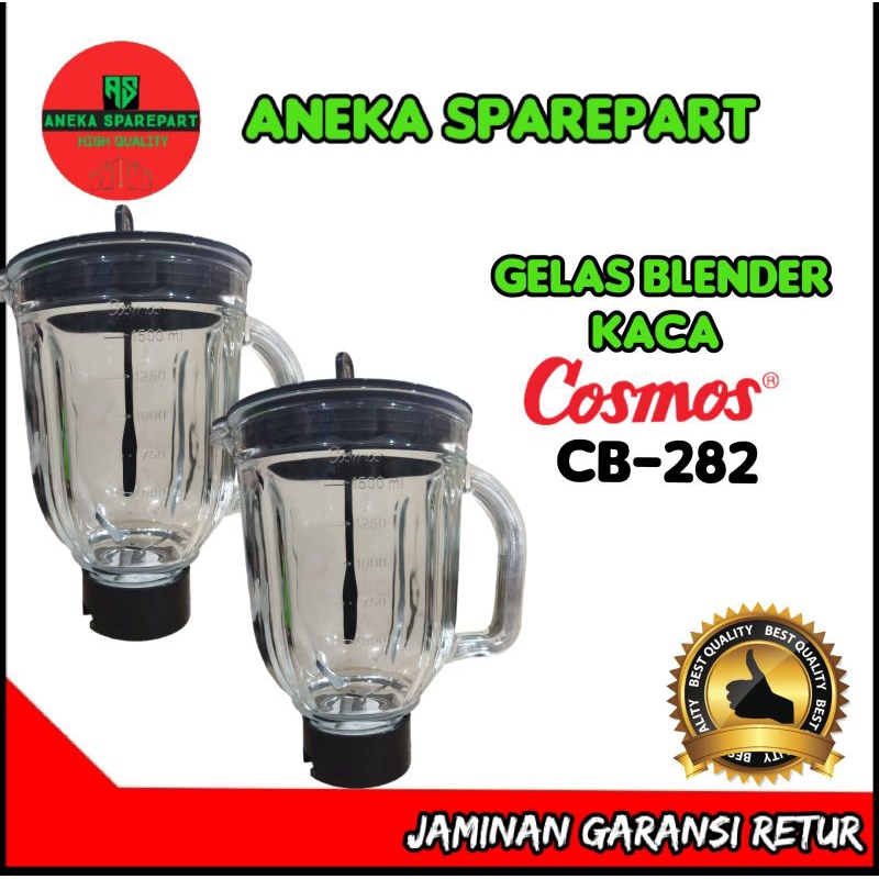 GELAS BLENDER KACA BLENDER COSMOS CB-282
