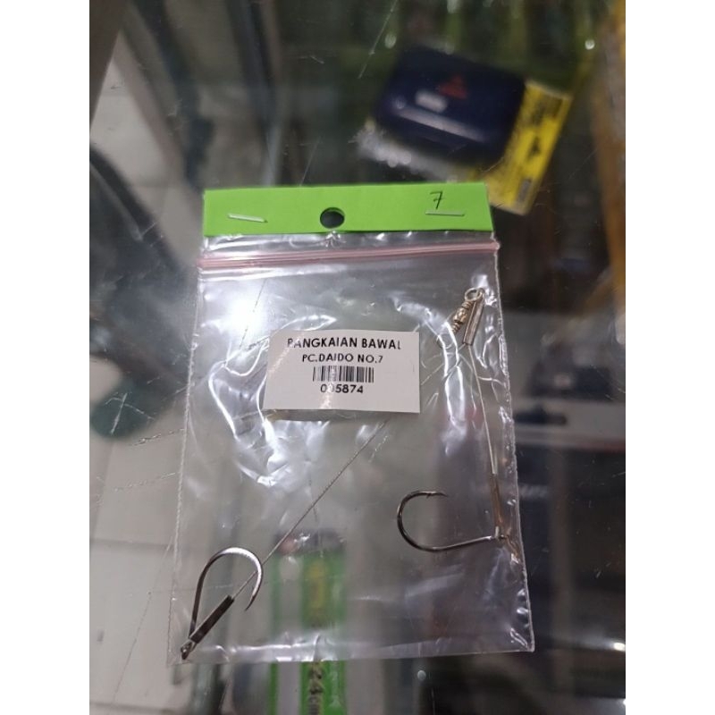 Rangkaian pancing Bawal, hook/ kail pancing