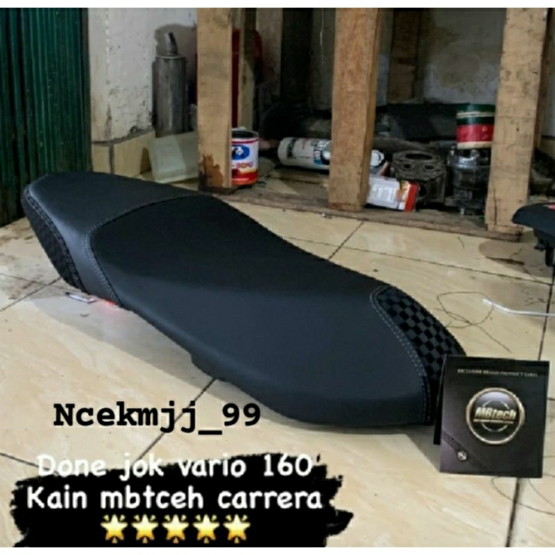 KULIT JOK VARIO 160 BAHAN MBTECH PREMIUM CARRERA ORIGINAL