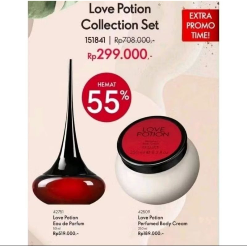 Love Potion Collection Set Oriflame Original Parfum + Body cream