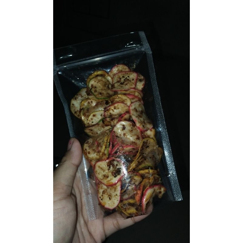 

Kerupuk seblak kering pedas