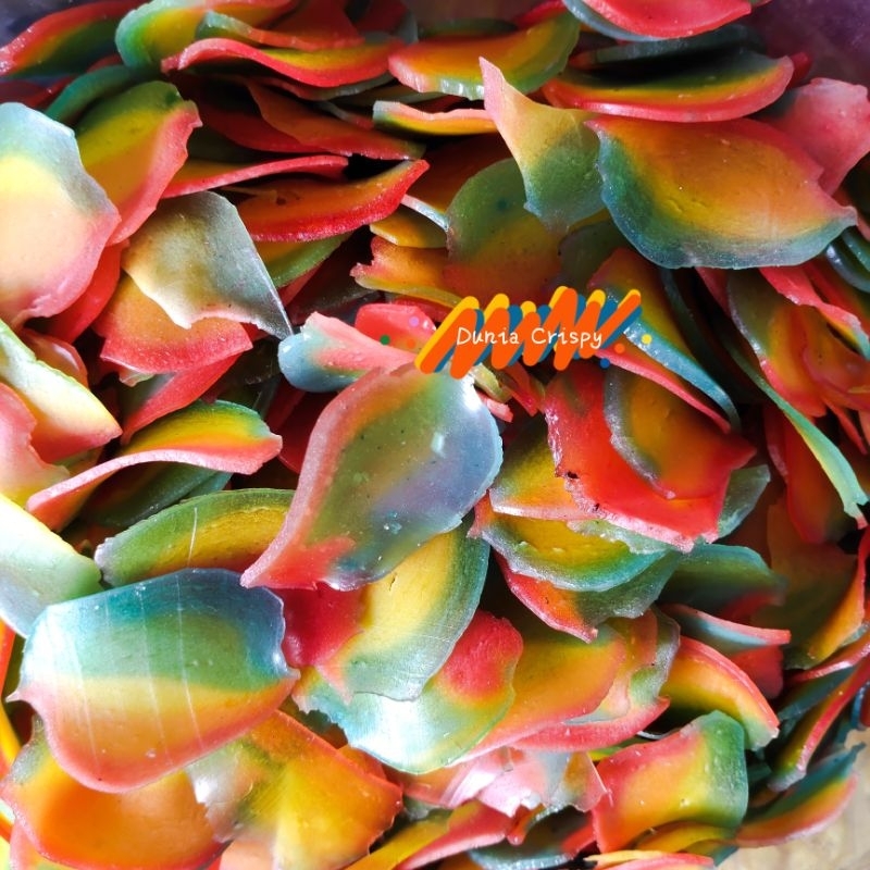 

[BAL] KERUPUK MENTAH RAINBOW PELANGI SEBLAK 4,8Kg