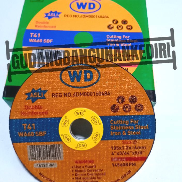 HARGA STANDAT WD gerinda potong  batu gerinda potong WD  batu potong WD  WD 4  WD cutting