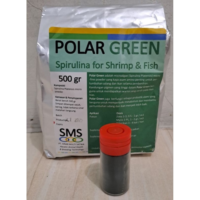 

Spirulina Powder Bubuk Polar Green 10 gram