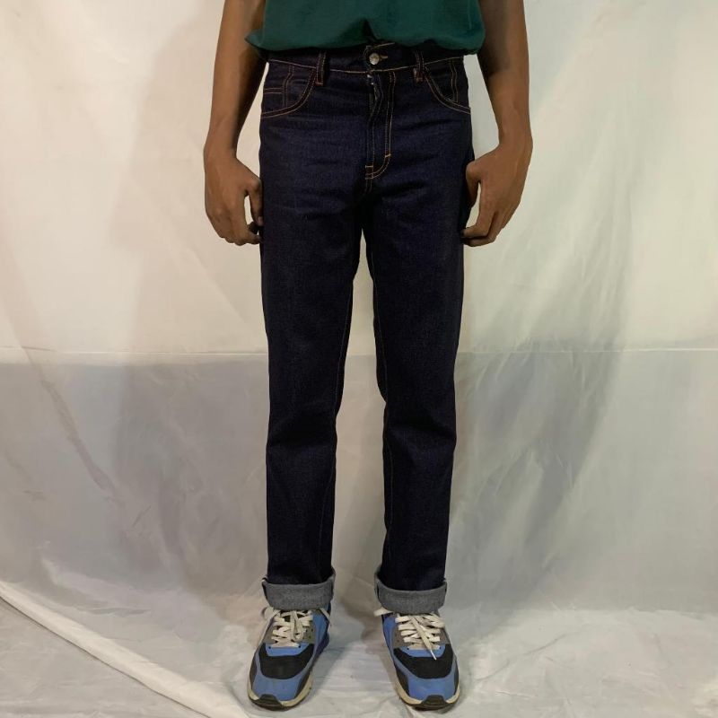 CELANA DENIM SELVEDGE ACCENT/ RAW DENIM/SELVEDGE PRIA