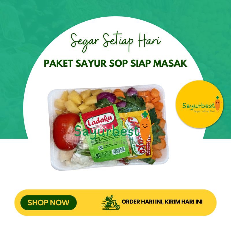 

Paket Sayur Sop Siap Masak