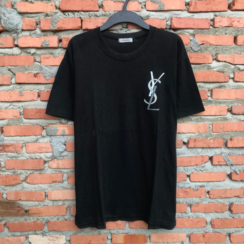 Kaos vintage ysl pria murah second original