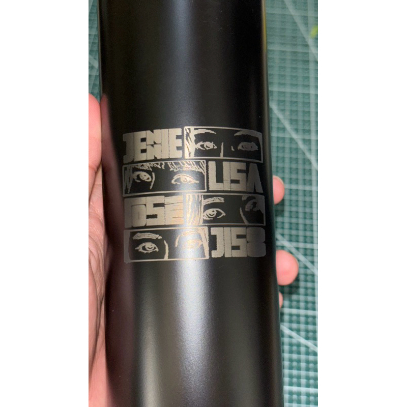 TUMBLER BLACK PINK L.E.D