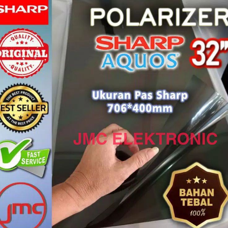 GEBYAR PROMO POLARIS POLARIZER TV SHARP AQUOS 32 INCH  DERAJAT