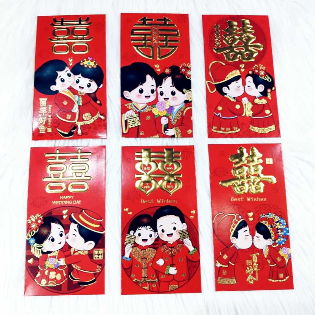

Angpao Swangsi/Kawin 4083 | Angpau Nikah Ukuran Besar Import Kertas Artpaper Semi Karton